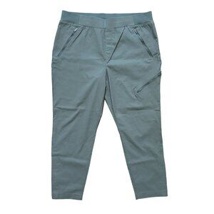 NEW EDDIE BAUER First Ascent Pull On Ankle Pants in Gray SZ 16